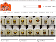 Tablet Screenshot of indiaworldstore.com